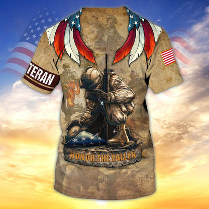 U.S Veteran All Gave Some Some Gave All 3D Print Hawaiian Shirt, Veteran Apparel TO2746