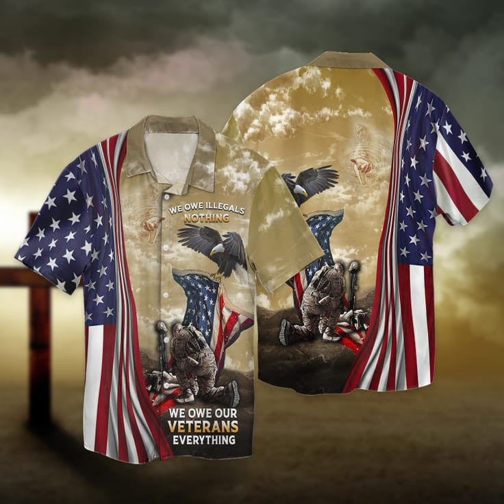 3D Veteran Shirt Men, We Owe Our Veterans Everything, Veteran Hoodie TO2756