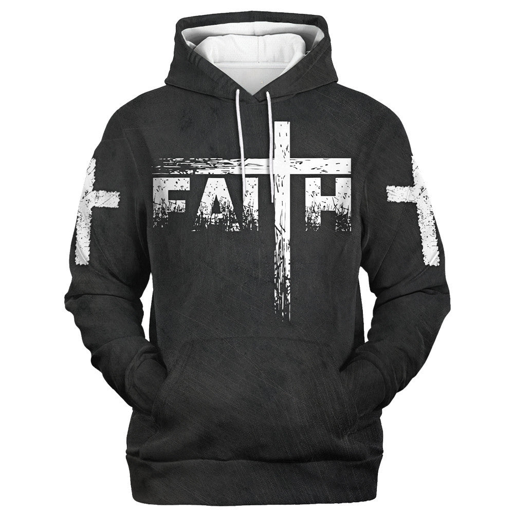 Religious Jesus 3D Hoodie Way Maker God Hoodie Miracle Worker Faith Hoodie SO0458