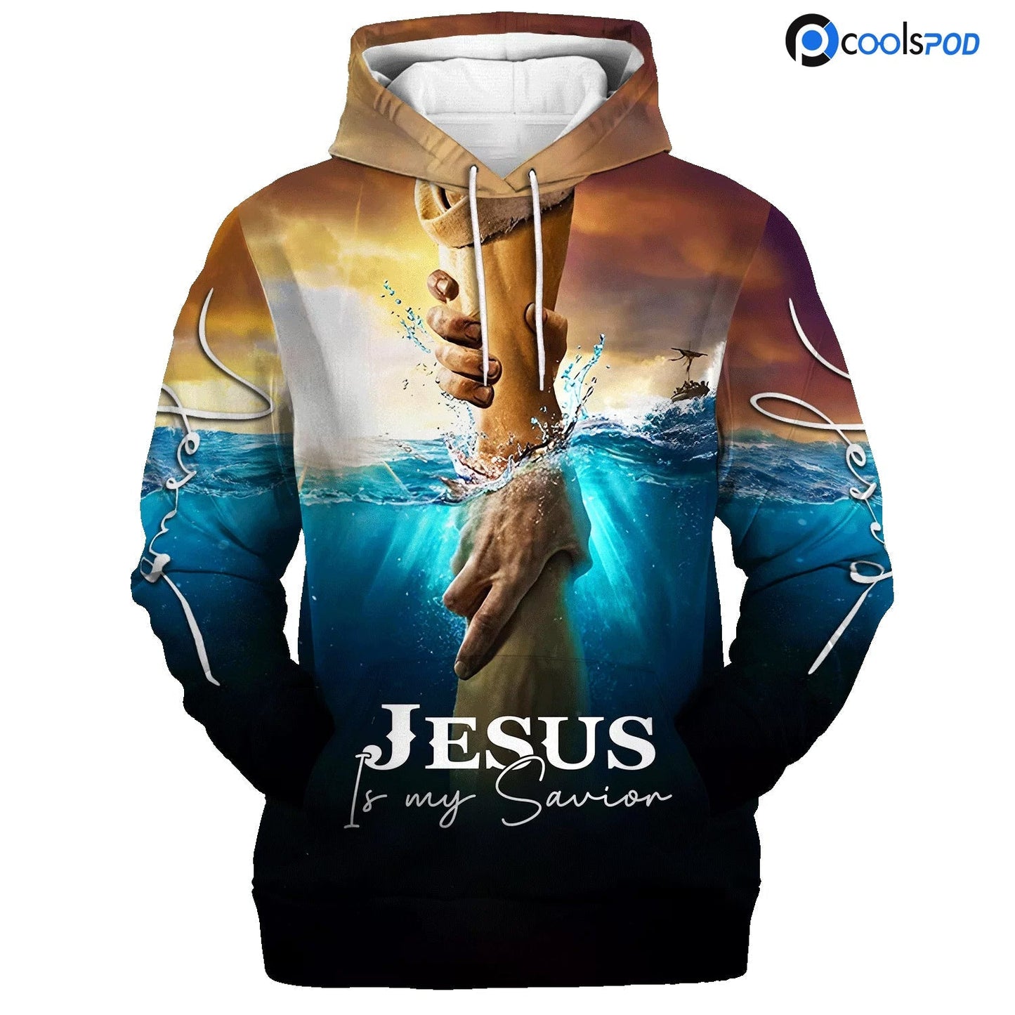 Jesus Is My Savior Hoodie 3D All Over Print, Take My Hand Jesus Hoodie, Religious Hoodie SO0421