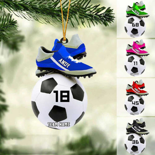 2024 Personalized Soccer Christmas Ornament - Great Gift Idea For Soccer Players & Soccer Lovers OO1371