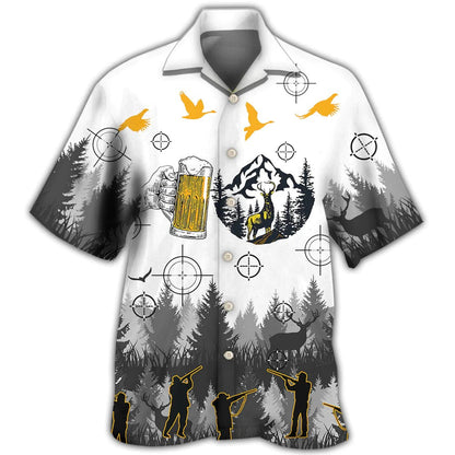 Beer I Like Beer And Hunting And Maybe 3 People Hawaiian Shirt HO5328