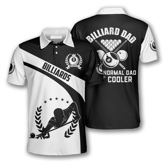 Tendpins Cool Dad Billiard Personalized 3D Unisex Shirt BIA0461