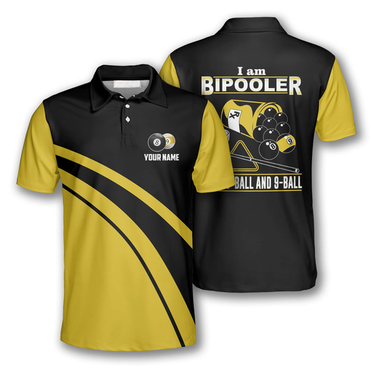 Tendpins I'm Bipooler I Playing 8 and 9 Ball Billiard Personalized 3D Unisex Shirt BIA0465