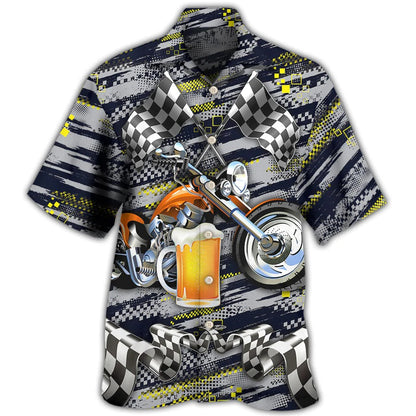 Beer I Like Beer And Motocycles And Maybe 3 People Hawaiian Shirt HO5329