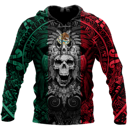 Mexican Aztec Warrior Hoodie, Aztec Men Hoodie, Mexico Aztec Women Hoodie, Aztec Lovers Hoodie SO0471