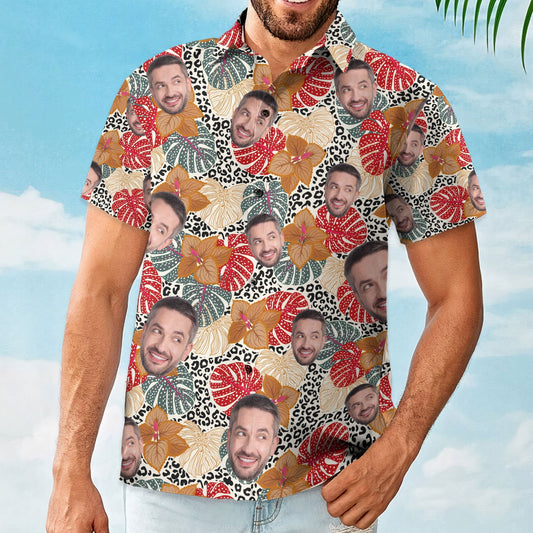 Custom Face - Personalized Photo Hawaiian Shirt HA0007