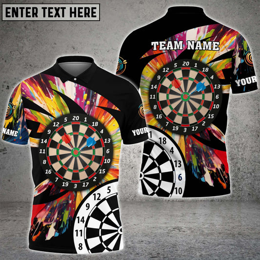 Tendpins Colorful Darts Board Personalized Name, Team Name 3D Shirt DMA0090