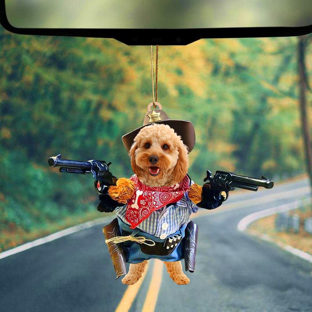 Cockapoo Auto Hanging Ornament Dog Ornament Dog Lover Gift SO1483