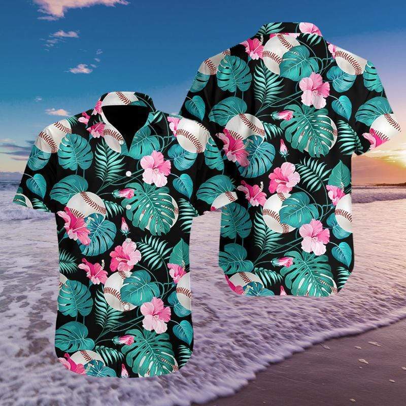 Amazing Baseball Simple Hawaiian Aloha Shirts Fantastic HO2954