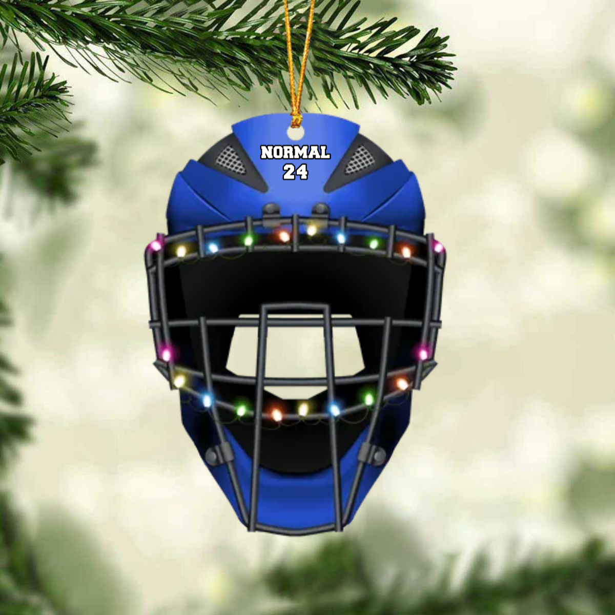 Baseball Helmet - Personalized Christmas Ornament, Gift for Baseball Lover OO1827