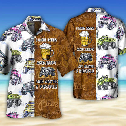 Beer I Like Beer And Jee Car Hawaiian Shirt Men Women Gift For Beer Day Party HO5319