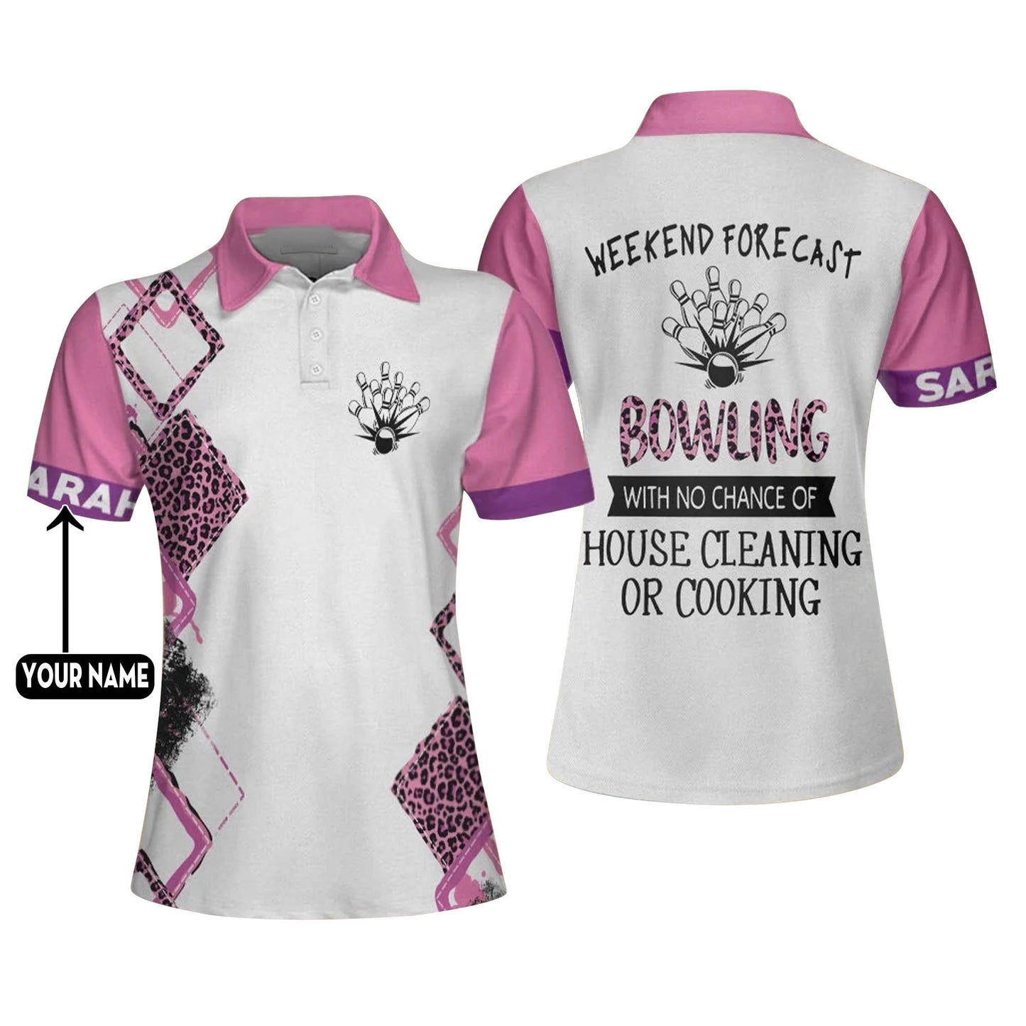 Women's Bowling With No Chance Shirt BW0027