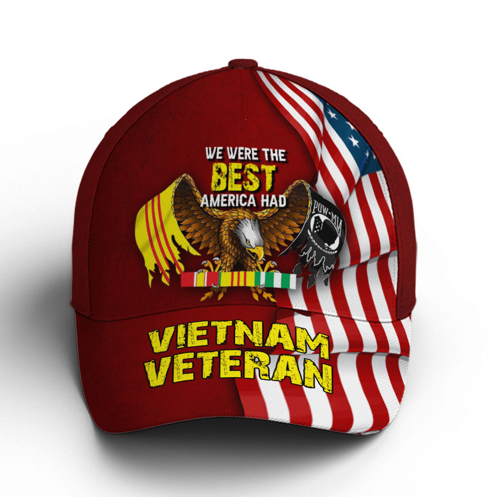 Vietnam Veteran Eagle Baseball Cap Tendpins CO0120