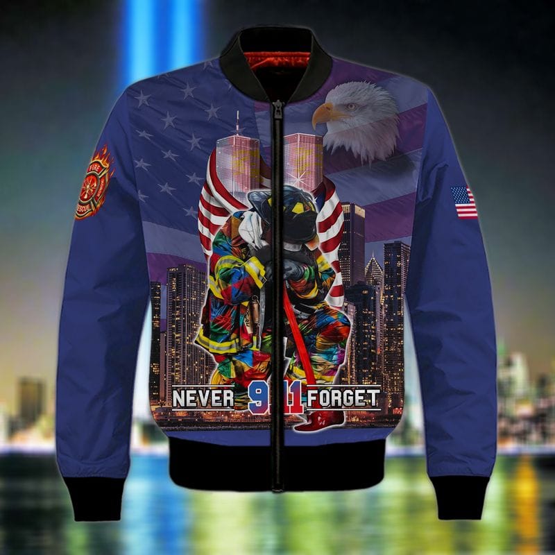 Tendpins Firefighter Custom Shirt Never Forget 9-11 All Gave Some Some Gave All Personalized Gift TO3279