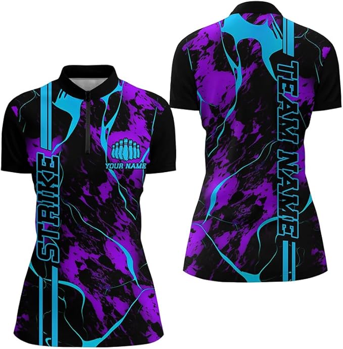 Custom Women's Bowling Jerseys, Custom Bowling Team Shirts For Women BZ0210