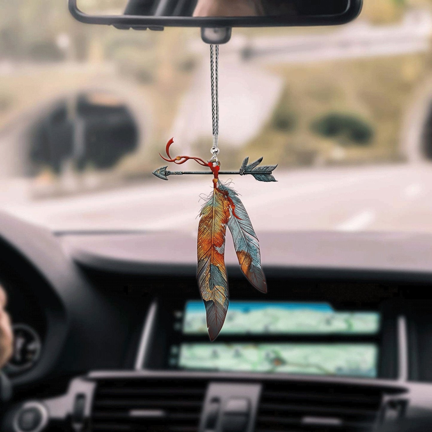 Native American Car Hanging Ornament, Gift For New Car OO0037