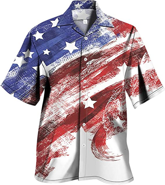 Patriotic Shirt, Patriotic Hawaiian Shirt For Patriotic Lovers HO0285