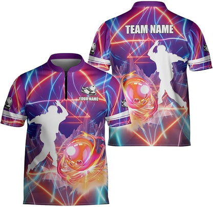 Custom Team Bowling Player Jersey Shirt For Men And Women, Custom Bowling Shirt BZ0161