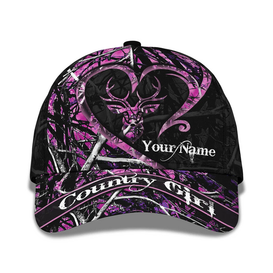 Country Girl Baseball Cap Hunting Camo baseball caps for women CA0386