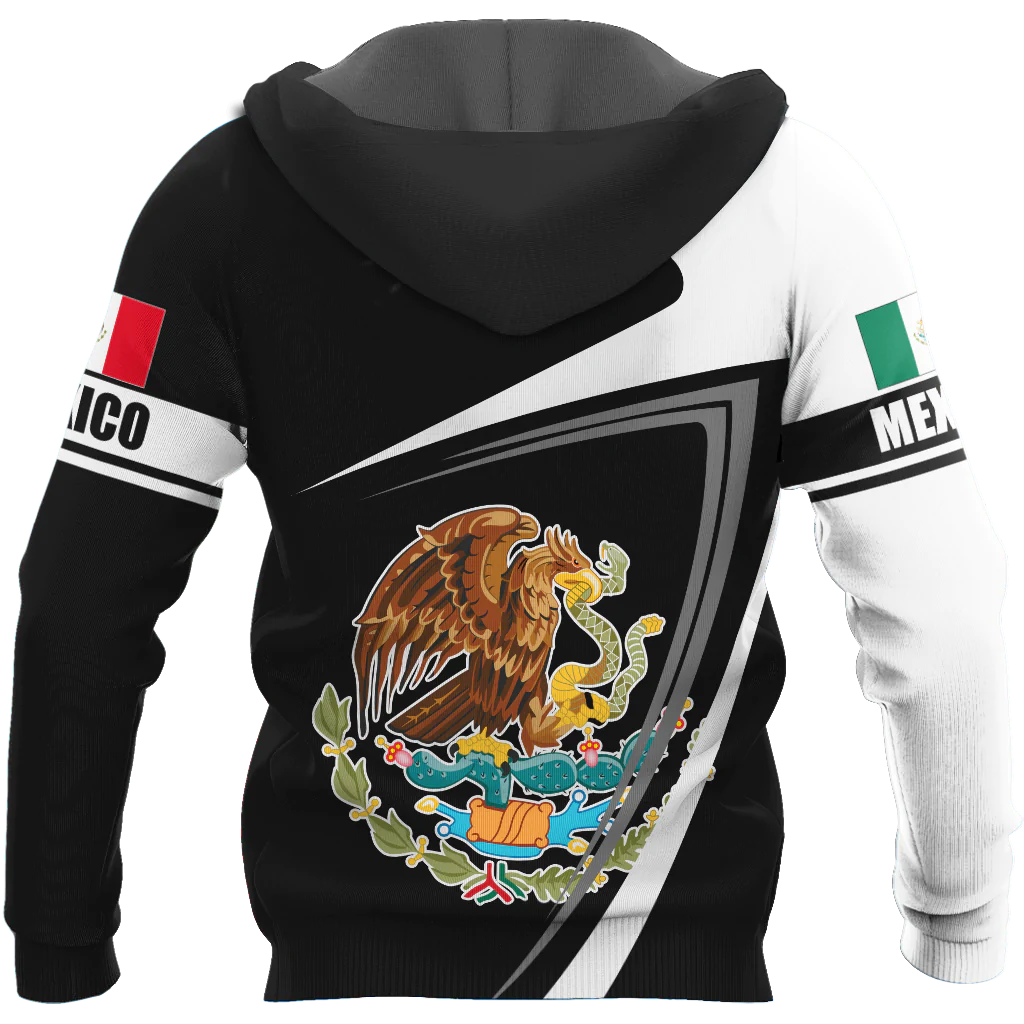 Custom Name 3D All Over Printed Mexico Hoodie, Mexican Hoodie, Mexico Gifts SO0442