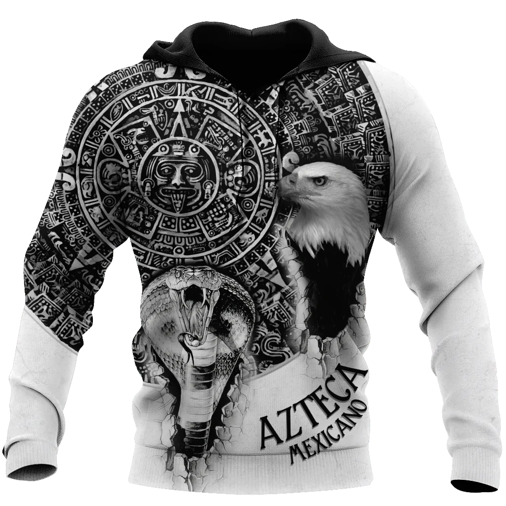 Azteca Mexicano Hoodie For Men And Women, Aztec Hoodie, Tendpins Mexican Azteca Hoodie SO0477