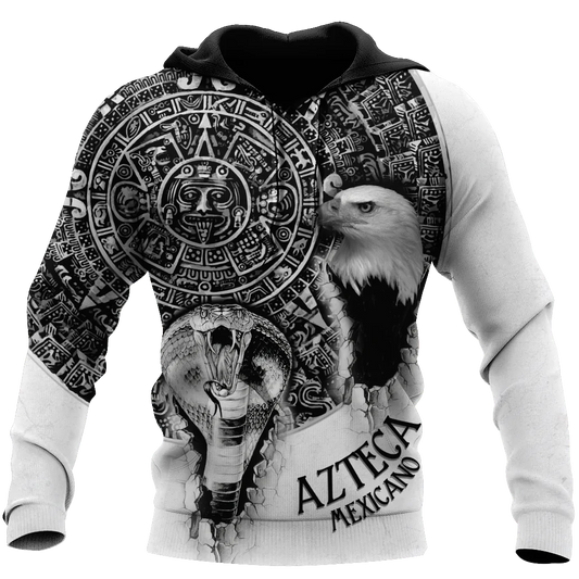 Azteca Mexicano Hoodie For Men And Women, Aztec Hoodie, Tendpins Mexican Azteca Hoodie SO0477