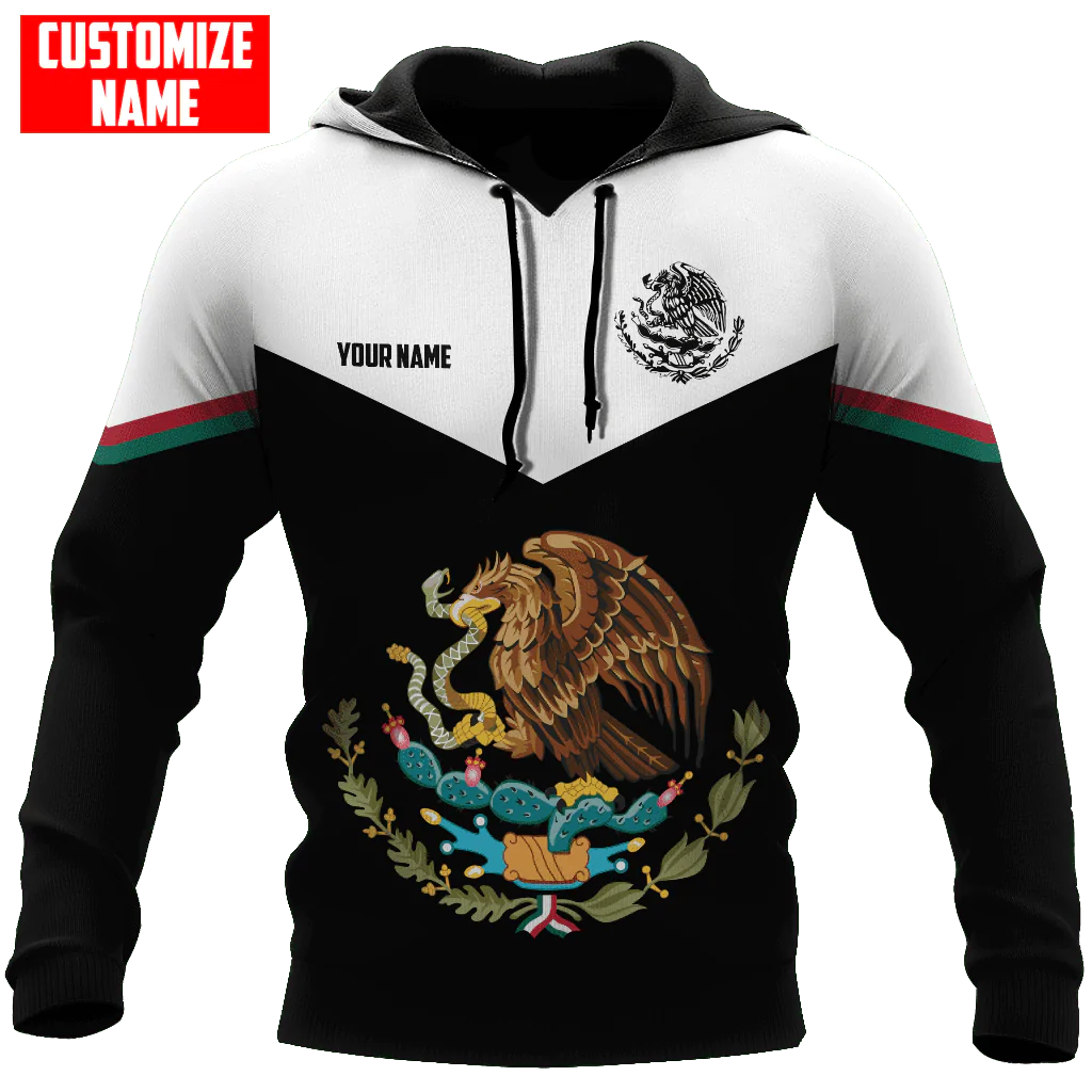 Personalized Mexico Aztec Blue Humingbird Unisex Hoodie, 3D Aztec Mexican Hoodie, Aztec Gift SO0443