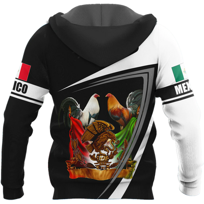 Personalized Rooster Mexico Hoodie, Chicken Mexican Hoodies, Mexico Hoodies, Rooster Lover Gift SO0413