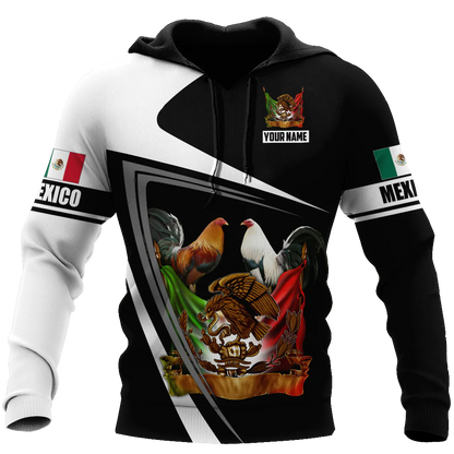 Personalized Rooster Mexico Hoodie, Chicken Mexican Hoodies, Mexico Hoodies, Rooster Lover Gift SO0413