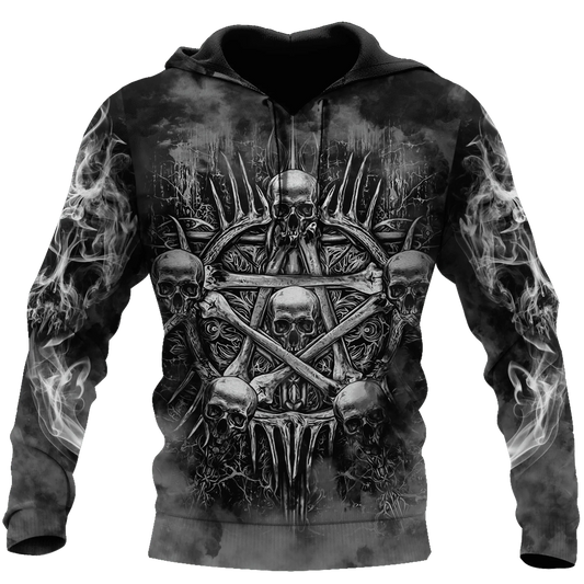 3D Full Printed Skull Hoodie Skull Men's Hoodie, Women Skull Hoodie Skeleton Hoodies SO0473