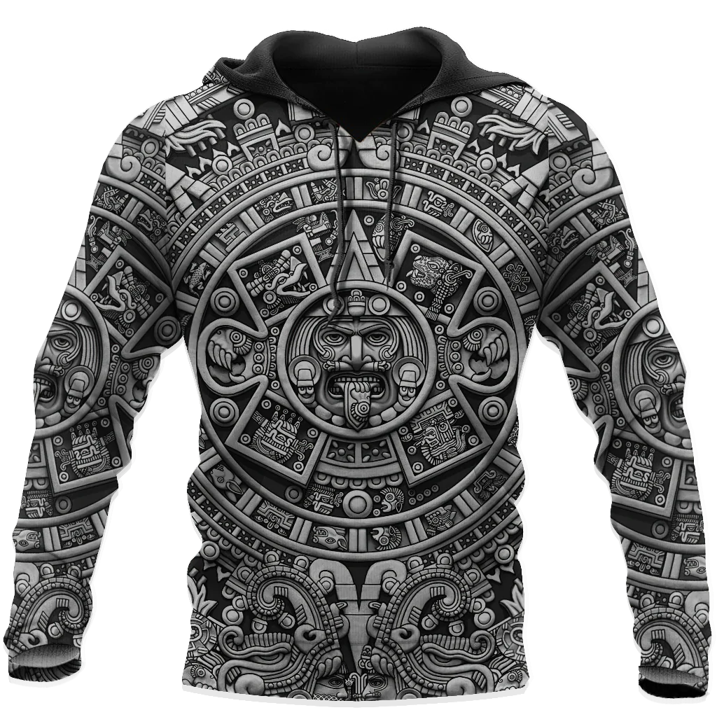 Mexican Aztec Warrior Hoodie, Aztec Men Hoodie, Mexico Aztec Women Hoodie, Aztec Lovers Hoodie SO0471