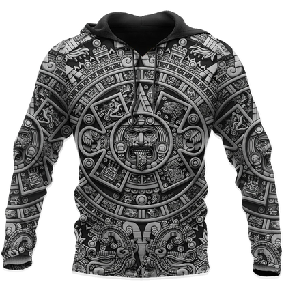 Mexican Aztec Warrior Hoodie, Aztec Men Hoodie, Mexico Aztec Women Hoodie, Aztec Lovers Hoodie SO0471