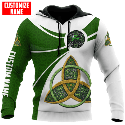 Customized Name Irish Celtic Trinity Knot Shirts, Personalized Shirt For St Patrick's Day PO0259