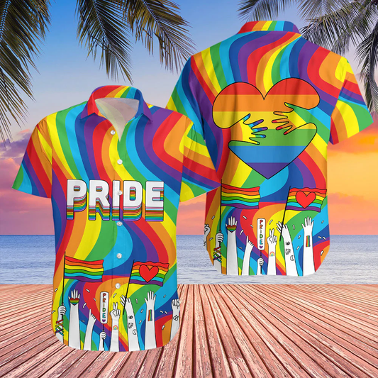 Amazing LGBT Pride Month Hawaiian Shirt, LGBT shirt, Lesbian shirt, gay shirt HO1139