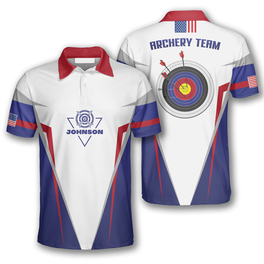 3D All Over Print American Flag Custom Archery Shirts for Men, Custom 3D Archery Shirts, Gift For Archery Lover AO0016