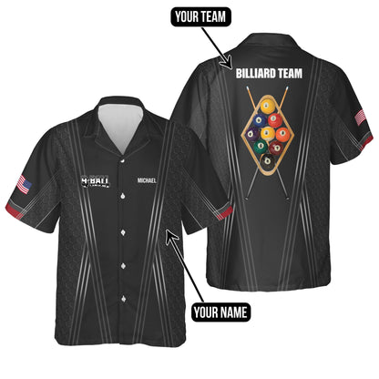 Tendpins 9 Ball Billiard Personalized 3D Unisex Shirt BIA0460