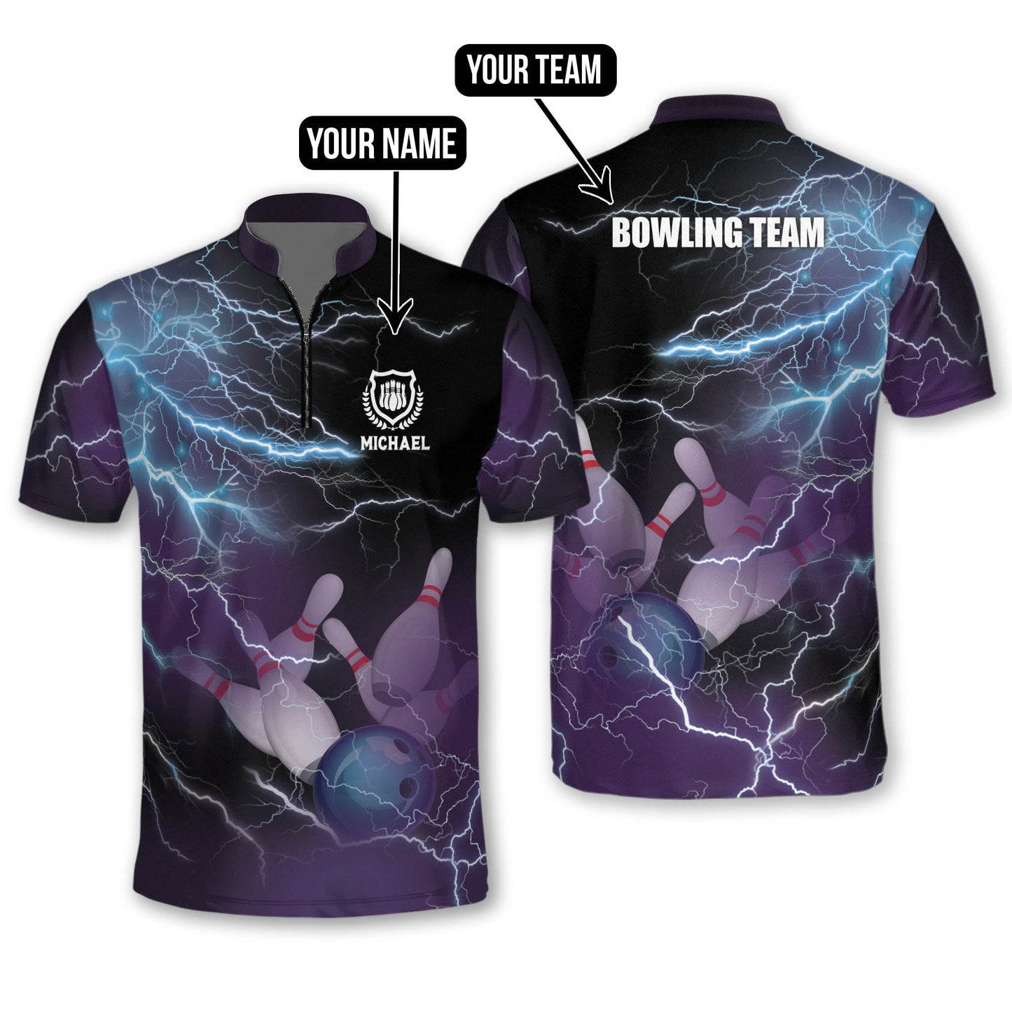 Custom Bowling Jerseys For Team BO0003