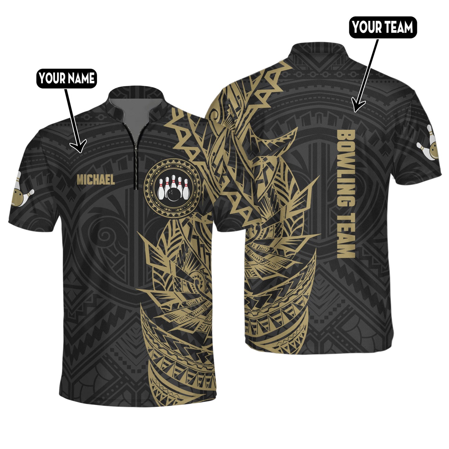 Custom Bowling Jerseys For Team BO0012