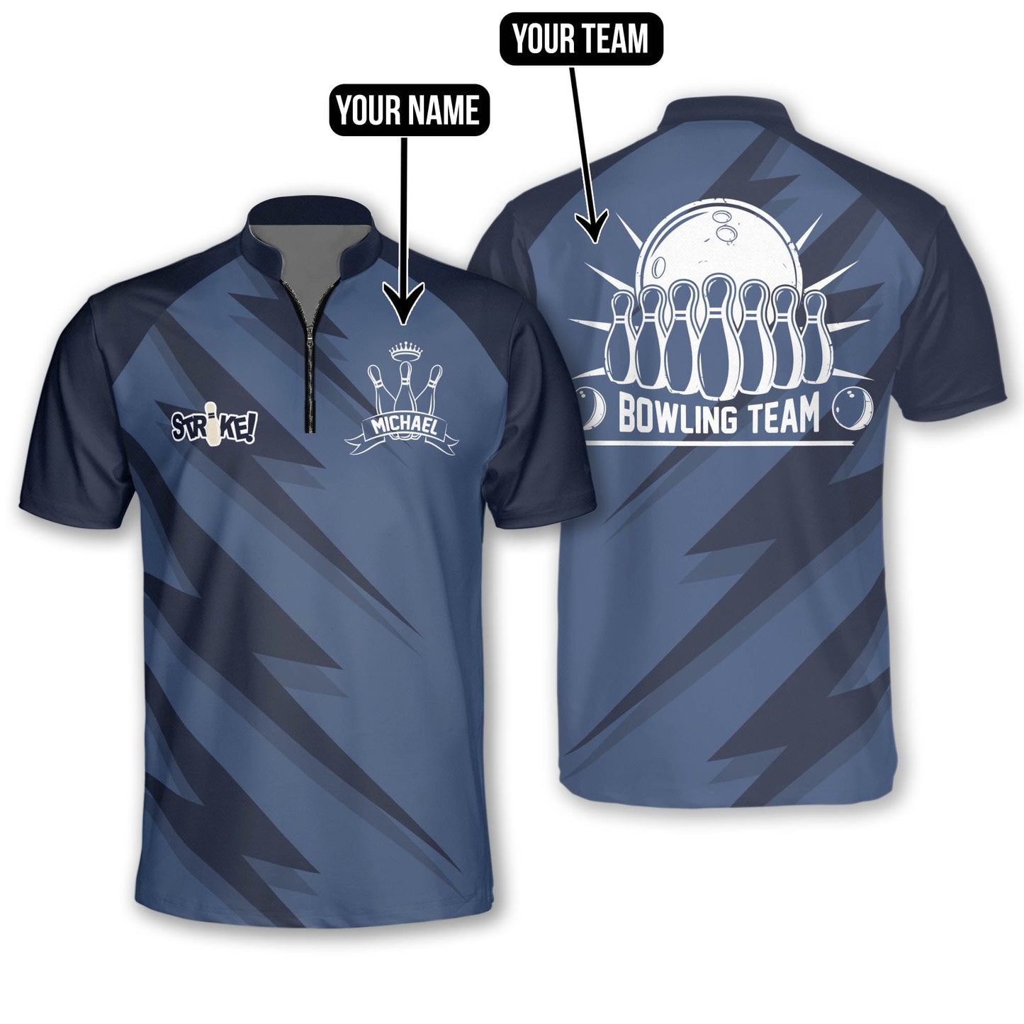 Custom Bowling Jersey For Team BO0059