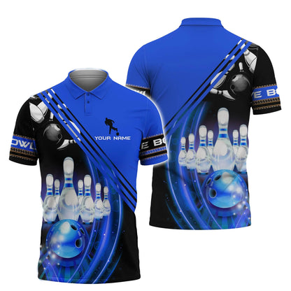 Custom Bowling Polo Shirts Men Women BO0119