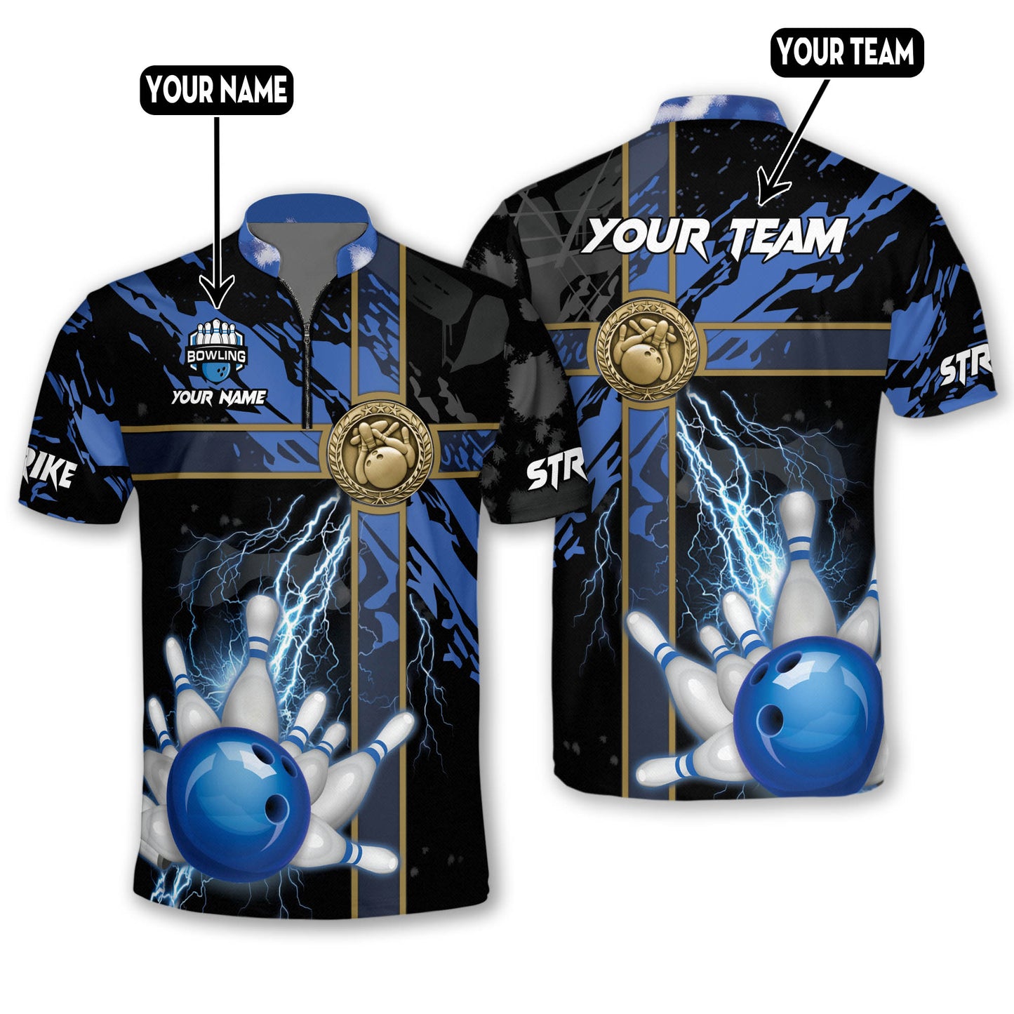 Custom Bowling Jersey For Team BO0170