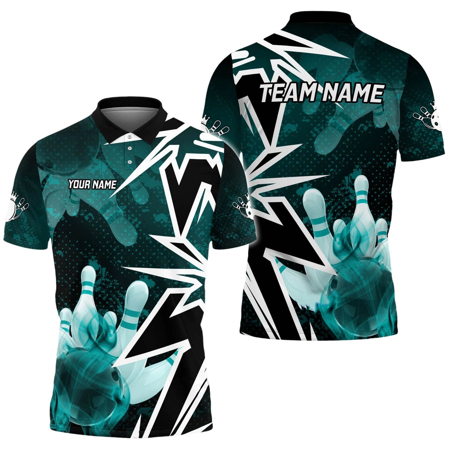 Custom Bowling Polo Shirts For Team BO0357