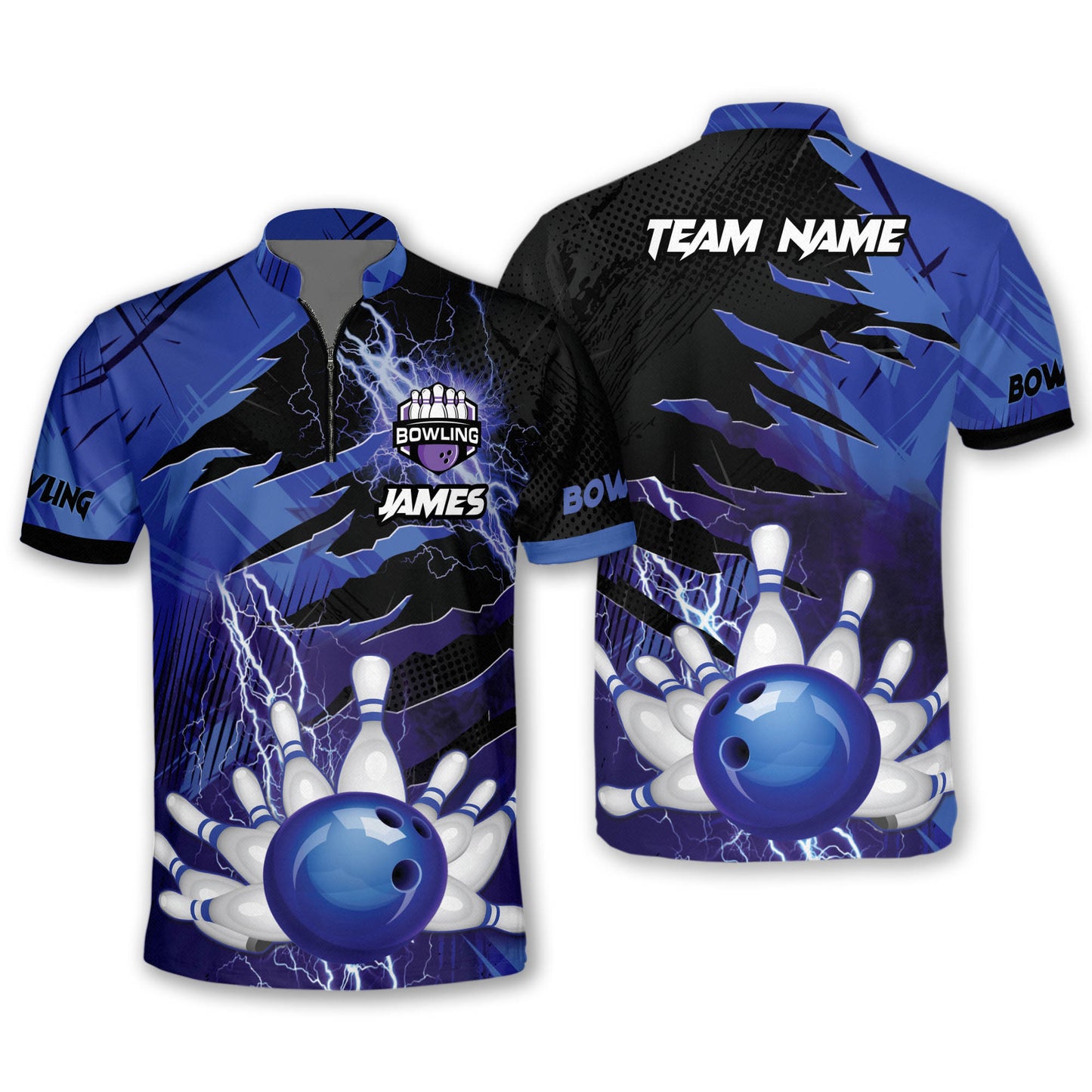 Custom Bowling Jerseys For Team BO0364