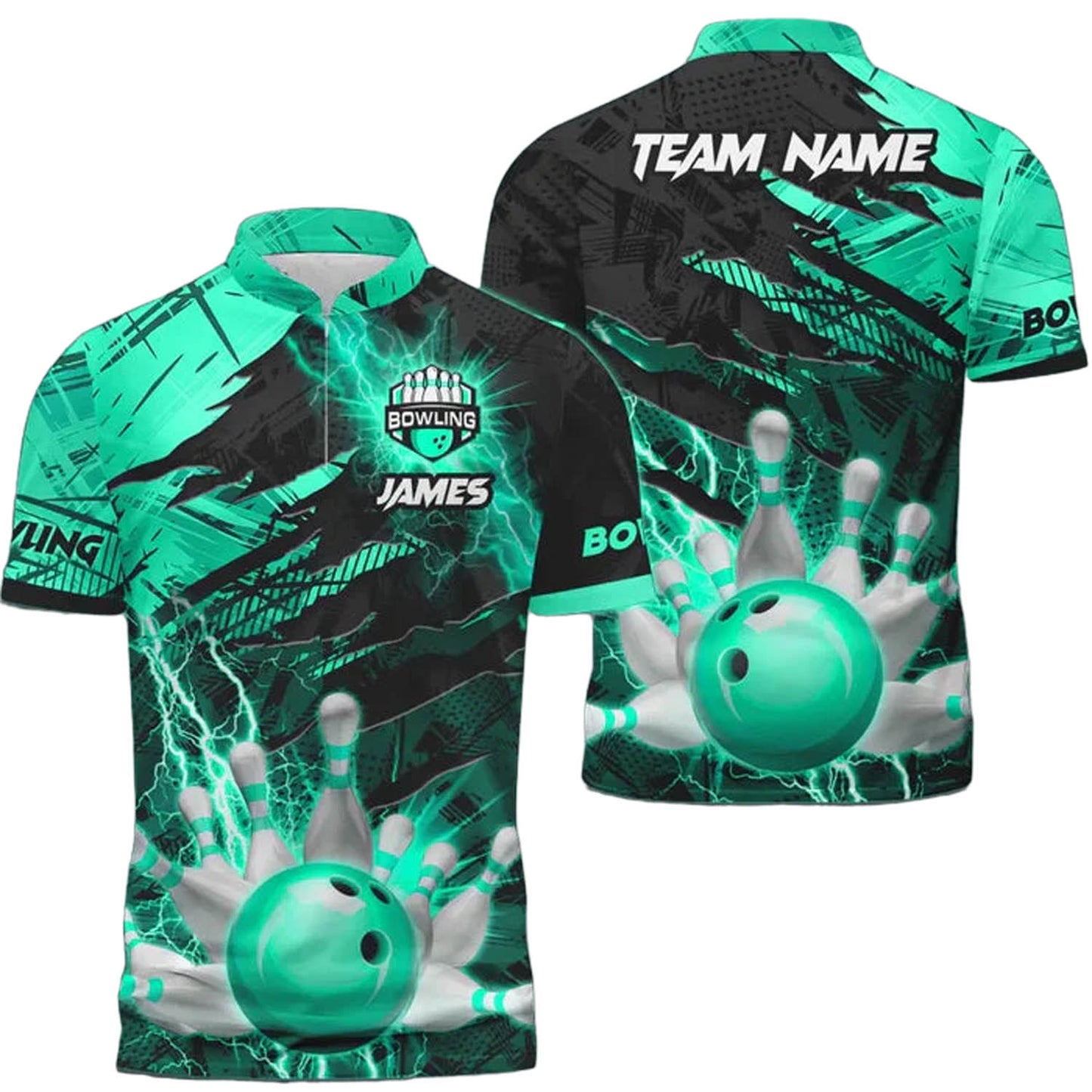 Custom Bowling Jerseys For Team BO0364