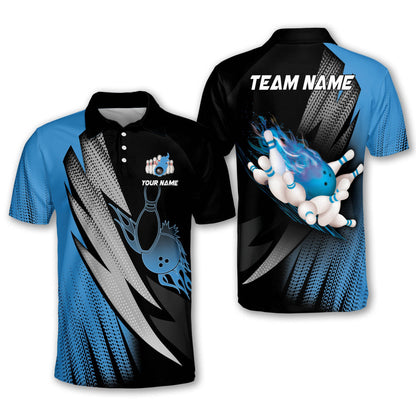 Custom Bowling Polo Shirts For Team BO0376