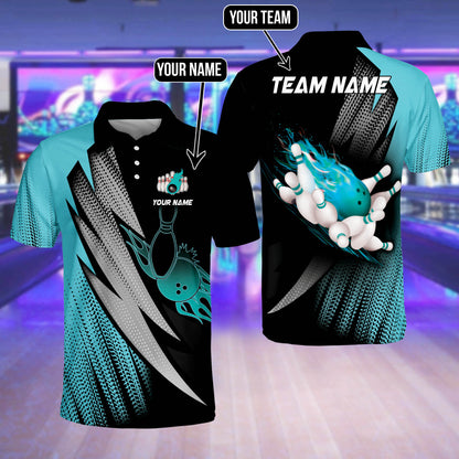 Custom Bowling Polo Shirts For Team BO0376