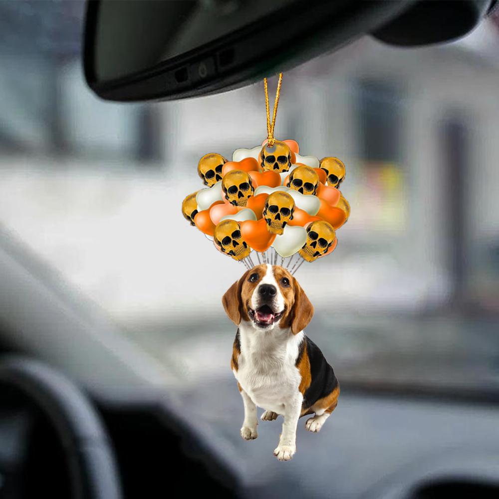 Beagle Halloween Car Ornament Dog Ornament For Halloween OO1131