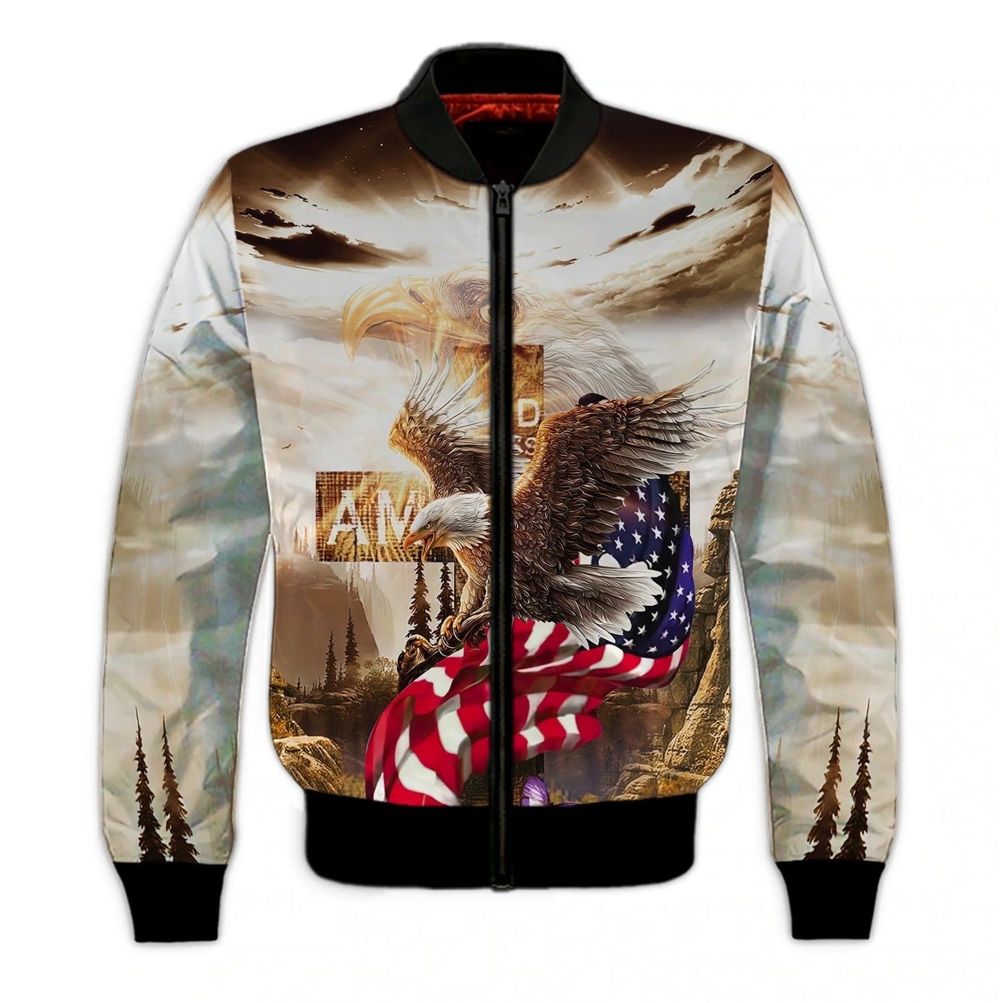 Independence Day Is Coming God Bless American 3D All Over Print Shirt Bomber Hawaiian Shirt 4Th Of July Hoodie TO0149