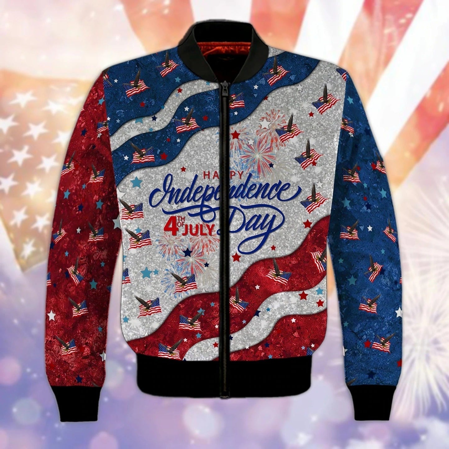 Eagle American Hawaiian Shirt - Independence Day Is Coming- 3D Full Print Shirt Happy 4Th Of July Shirt TO0163